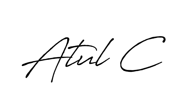 Best and Professional Signature Style for Atul C. Antro_Vectra_Bolder Best Signature Style Collection. Atul C signature style 7 images and pictures png