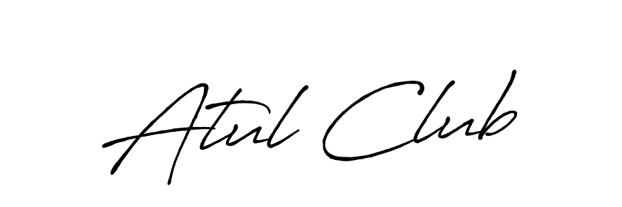 How to Draw Atul Club signature style? Antro_Vectra_Bolder is a latest design signature styles for name Atul Club. Atul Club signature style 7 images and pictures png