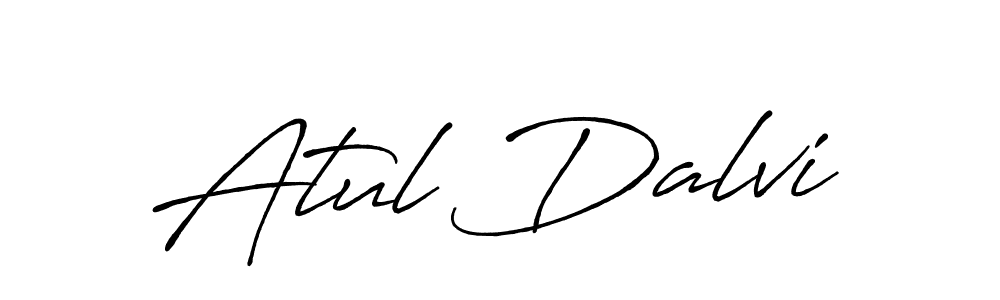 Design your own signature with our free online signature maker. With this signature software, you can create a handwritten (Antro_Vectra_Bolder) signature for name Atul Dalvi. Atul Dalvi signature style 7 images and pictures png