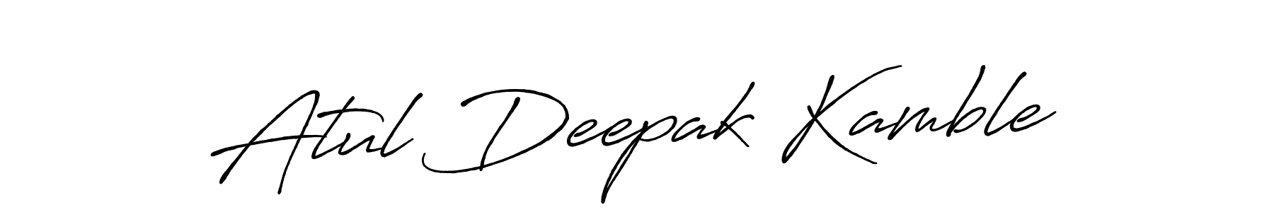 Use a signature maker to create a handwritten signature online. With this signature software, you can design (Antro_Vectra_Bolder) your own signature for name Atul Deepak Kamble. Atul Deepak Kamble signature style 7 images and pictures png