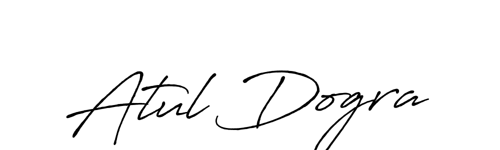 Also we have Atul Dogra name is the best signature style. Create professional handwritten signature collection using Antro_Vectra_Bolder autograph style. Atul Dogra signature style 7 images and pictures png