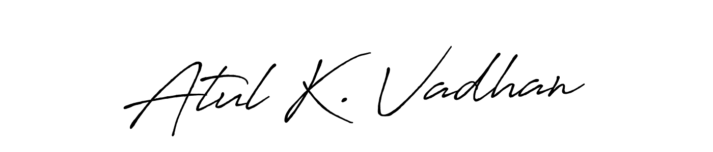 You can use this online signature creator to create a handwritten signature for the name Atul K. Vadhan. This is the best online autograph maker. Atul K. Vadhan signature style 7 images and pictures png