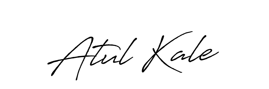 Create a beautiful signature design for name Atul Kale. With this signature (Antro_Vectra_Bolder) fonts, you can make a handwritten signature for free. Atul Kale signature style 7 images and pictures png