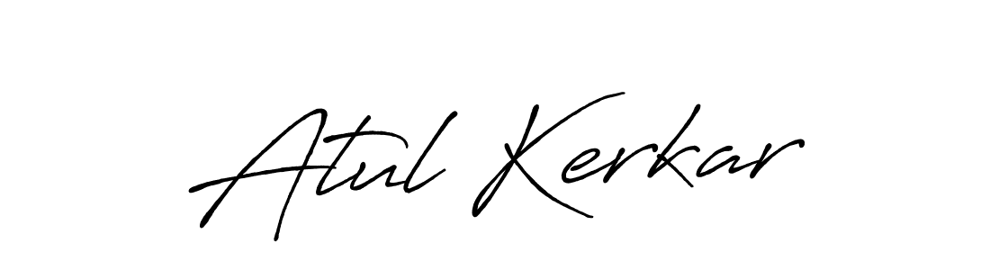 How to Draw Atul Kerkar signature style? Antro_Vectra_Bolder is a latest design signature styles for name Atul Kerkar. Atul Kerkar signature style 7 images and pictures png