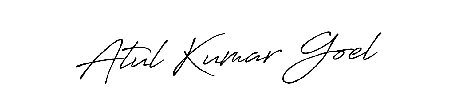 You should practise on your own different ways (Antro_Vectra_Bolder) to write your name (Atul Kumar Goel) in signature. don't let someone else do it for you. Atul Kumar Goel signature style 7 images and pictures png