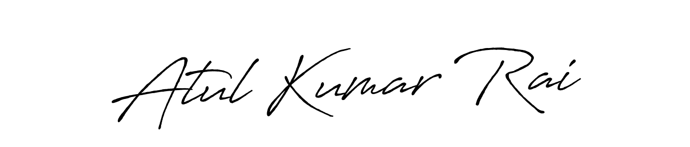Also we have Atul Kumar Rai name is the best signature style. Create professional handwritten signature collection using Antro_Vectra_Bolder autograph style. Atul Kumar Rai signature style 7 images and pictures png