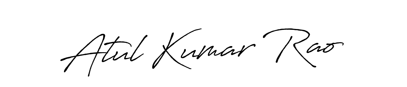 Design your own signature with our free online signature maker. With this signature software, you can create a handwritten (Antro_Vectra_Bolder) signature for name Atul Kumar Rao. Atul Kumar Rao signature style 7 images and pictures png