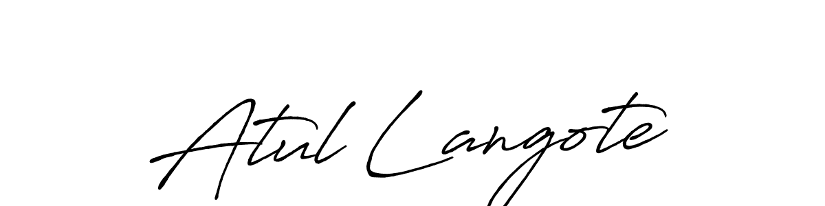 Also You can easily find your signature by using the search form. We will create Atul Langote name handwritten signature images for you free of cost using Antro_Vectra_Bolder sign style. Atul Langote signature style 7 images and pictures png