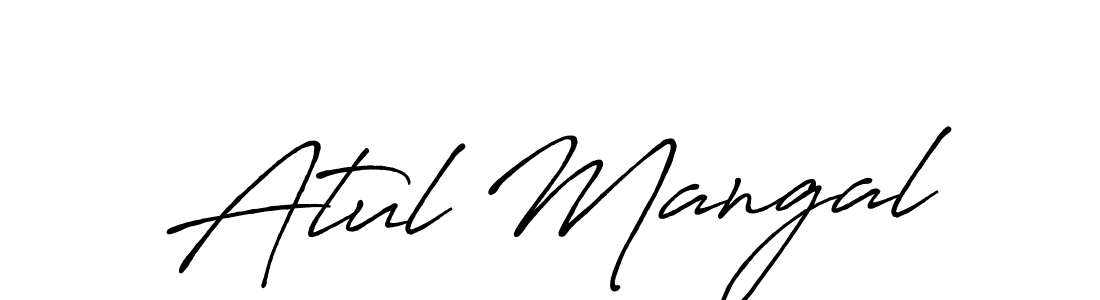 if you are searching for the best signature style for your name Atul Mangal. so please give up your signature search. here we have designed multiple signature styles  using Antro_Vectra_Bolder. Atul Mangal signature style 7 images and pictures png