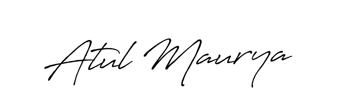 Make a beautiful signature design for name Atul Maurya. Use this online signature maker to create a handwritten signature for free. Atul Maurya signature style 7 images and pictures png