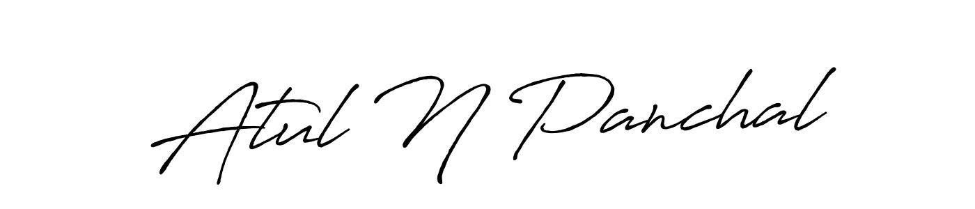 Make a beautiful signature design for name Atul N Panchal. Use this online signature maker to create a handwritten signature for free. Atul N Panchal signature style 7 images and pictures png