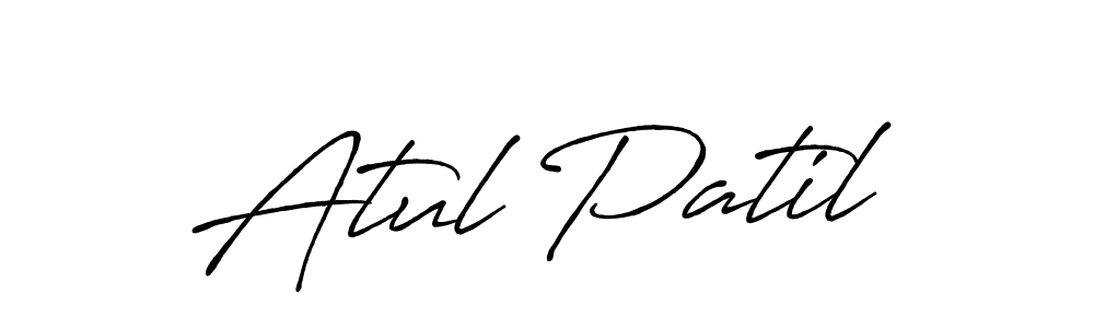 How to make Atul Patil signature? Antro_Vectra_Bolder is a professional autograph style. Create handwritten signature for Atul Patil name. Atul Patil signature style 7 images and pictures png