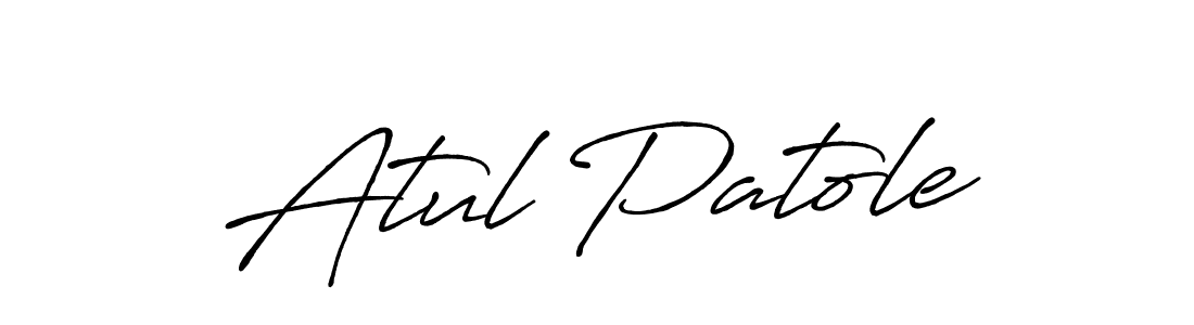 The best way (Antro_Vectra_Bolder) to make a short signature is to pick only two or three words in your name. The name Atul Patole include a total of six letters. For converting this name. Atul Patole signature style 7 images and pictures png