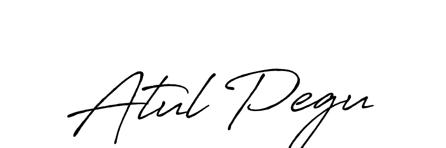 Similarly Antro_Vectra_Bolder is the best handwritten signature design. Signature creator online .You can use it as an online autograph creator for name Atul Pegu. Atul Pegu signature style 7 images and pictures png