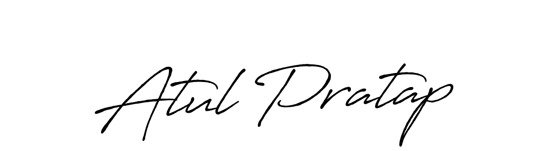 Create a beautiful signature design for name Atul Pratap. With this signature (Antro_Vectra_Bolder) fonts, you can make a handwritten signature for free. Atul Pratap signature style 7 images and pictures png