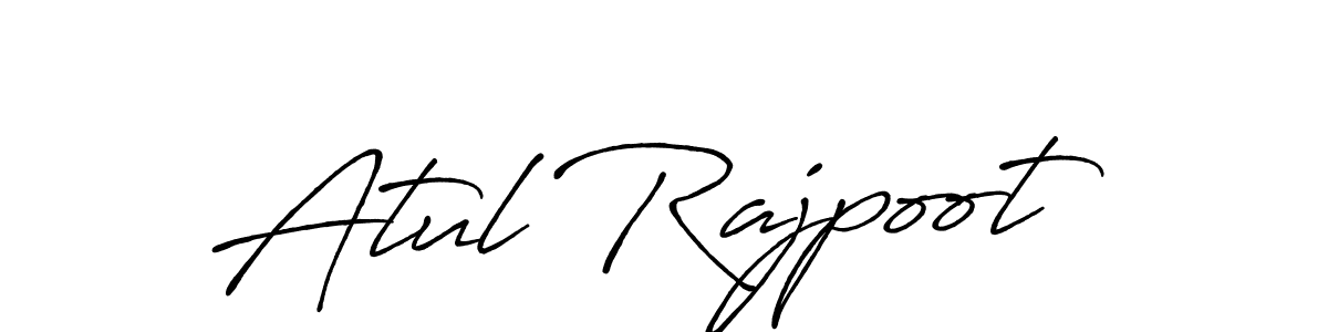 How to make Atul Rajpoot signature? Antro_Vectra_Bolder is a professional autograph style. Create handwritten signature for Atul Rajpoot name. Atul Rajpoot signature style 7 images and pictures png