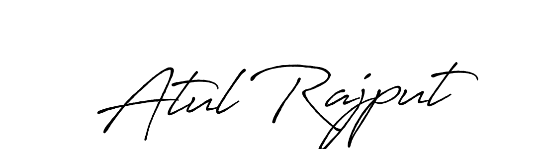 Make a beautiful signature design for name Atul Rajput. With this signature (Antro_Vectra_Bolder) style, you can create a handwritten signature for free. Atul Rajput signature style 7 images and pictures png