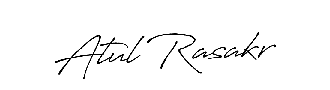 Create a beautiful signature design for name Atul Rasakr. With this signature (Antro_Vectra_Bolder) fonts, you can make a handwritten signature for free. Atul Rasakr signature style 7 images and pictures png