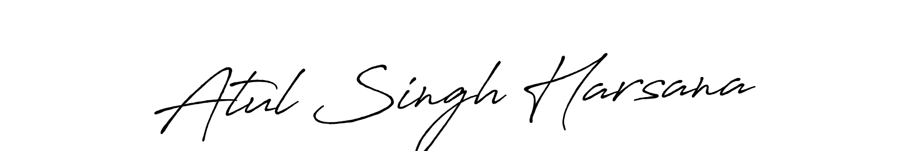 Antro_Vectra_Bolder is a professional signature style that is perfect for those who want to add a touch of class to their signature. It is also a great choice for those who want to make their signature more unique. Get Atul Singh Harsana name to fancy signature for free. Atul Singh Harsana signature style 7 images and pictures png