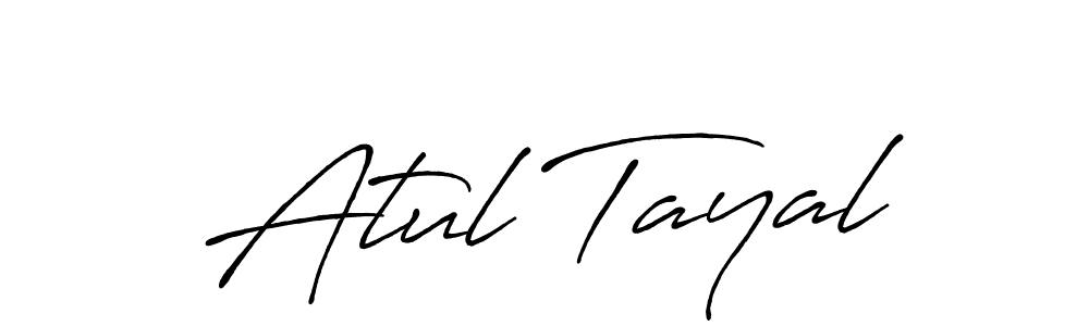 Also You can easily find your signature by using the search form. We will create Atul Tayal name handwritten signature images for you free of cost using Antro_Vectra_Bolder sign style. Atul Tayal signature style 7 images and pictures png