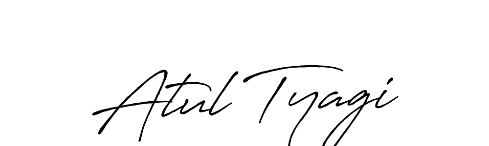 How to make Atul Tyagi signature? Antro_Vectra_Bolder is a professional autograph style. Create handwritten signature for Atul Tyagi name. Atul Tyagi signature style 7 images and pictures png