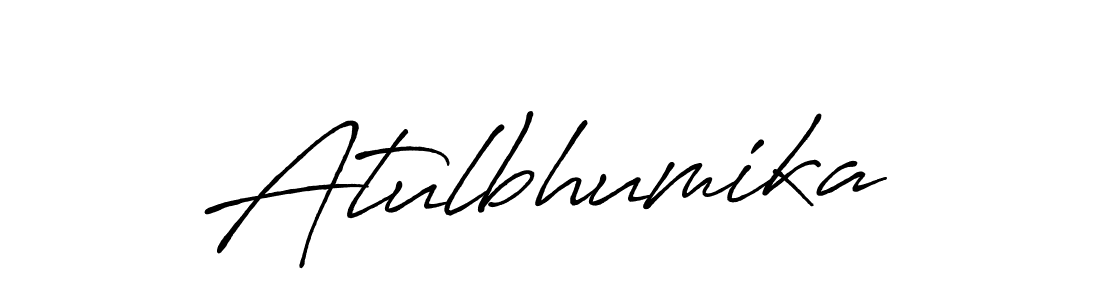 Also we have Atulbhumika name is the best signature style. Create professional handwritten signature collection using Antro_Vectra_Bolder autograph style. Atulbhumika signature style 7 images and pictures png