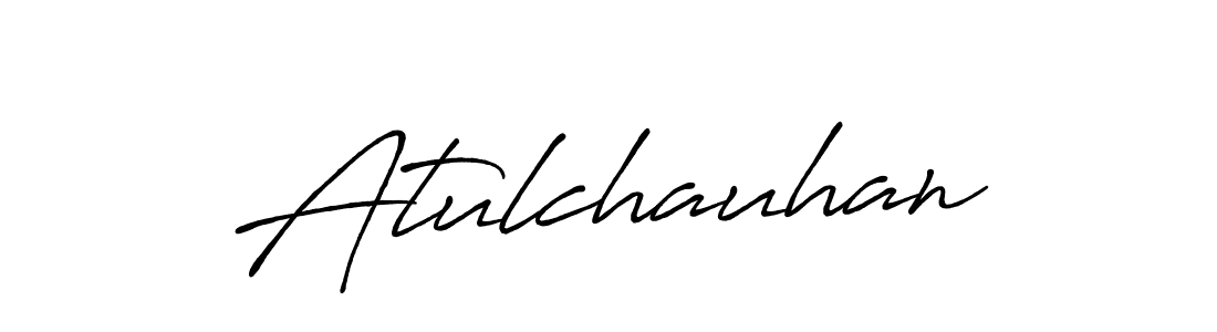 How to Draw Atulchauhan signature style? Antro_Vectra_Bolder is a latest design signature styles for name Atulchauhan. Atulchauhan signature style 7 images and pictures png