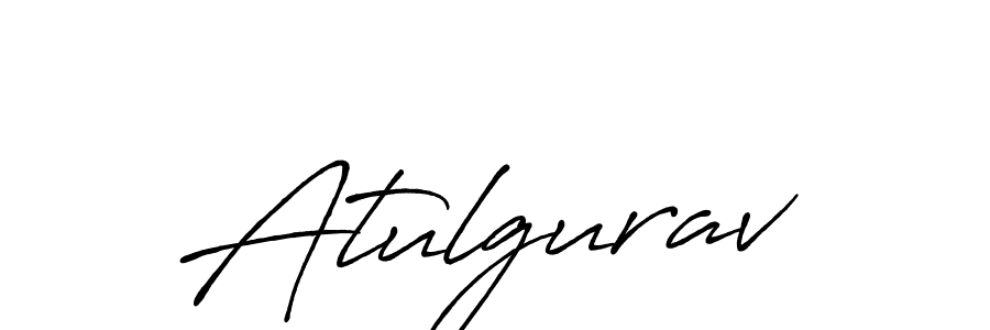 Make a beautiful signature design for name Atulgurav. With this signature (Antro_Vectra_Bolder) style, you can create a handwritten signature for free. Atulgurav signature style 7 images and pictures png