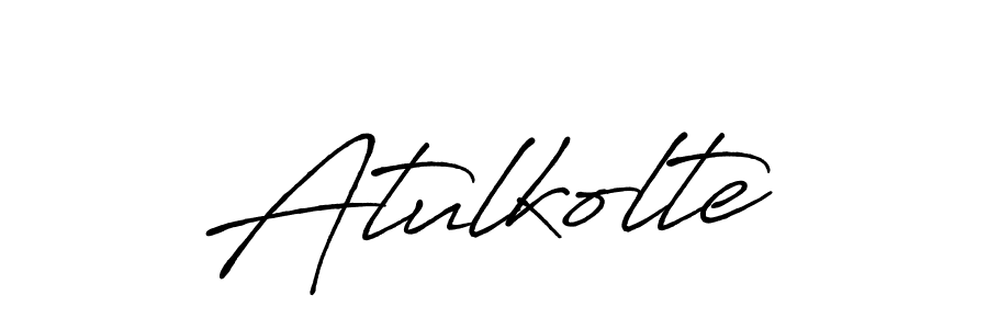 Atulkolte stylish signature style. Best Handwritten Sign (Antro_Vectra_Bolder) for my name. Handwritten Signature Collection Ideas for my name Atulkolte. Atulkolte signature style 7 images and pictures png