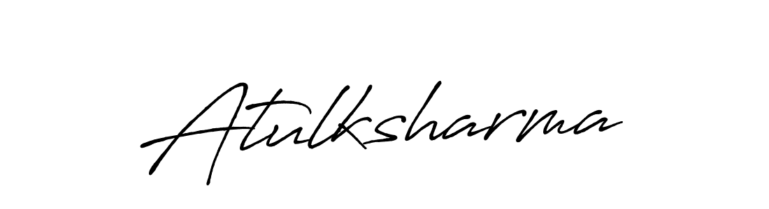The best way (Antro_Vectra_Bolder) to make a short signature is to pick only two or three words in your name. The name Atulksharma include a total of six letters. For converting this name. Atulksharma signature style 7 images and pictures png
