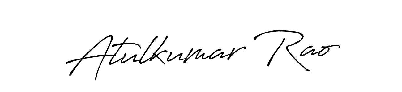 Also we have Atulkumar Rao name is the best signature style. Create professional handwritten signature collection using Antro_Vectra_Bolder autograph style. Atulkumar Rao signature style 7 images and pictures png