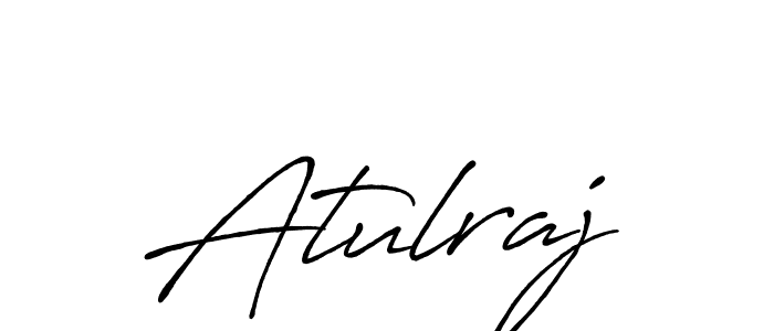 Create a beautiful signature design for name Atulraj. With this signature (Antro_Vectra_Bolder) fonts, you can make a handwritten signature for free. Atulraj signature style 7 images and pictures png