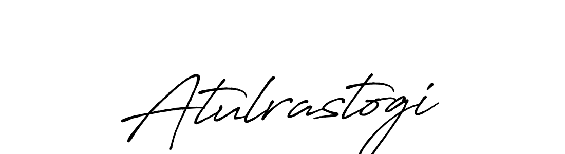 Create a beautiful signature design for name Atulrastogi. With this signature (Antro_Vectra_Bolder) fonts, you can make a handwritten signature for free. Atulrastogi signature style 7 images and pictures png