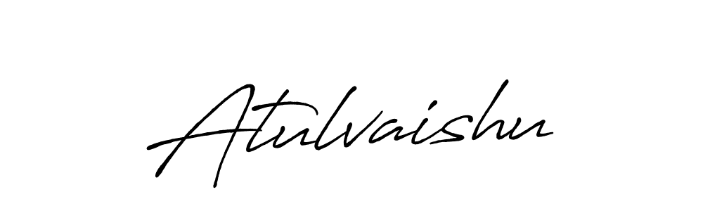This is the best signature style for the Atulvaishu name. Also you like these signature font (Antro_Vectra_Bolder). Mix name signature. Atulvaishu signature style 7 images and pictures png