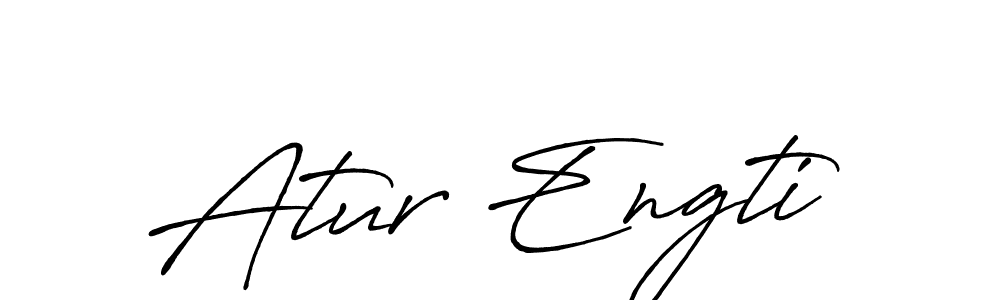 Design your own signature with our free online signature maker. With this signature software, you can create a handwritten (Antro_Vectra_Bolder) signature for name Atur Engti. Atur Engti signature style 7 images and pictures png