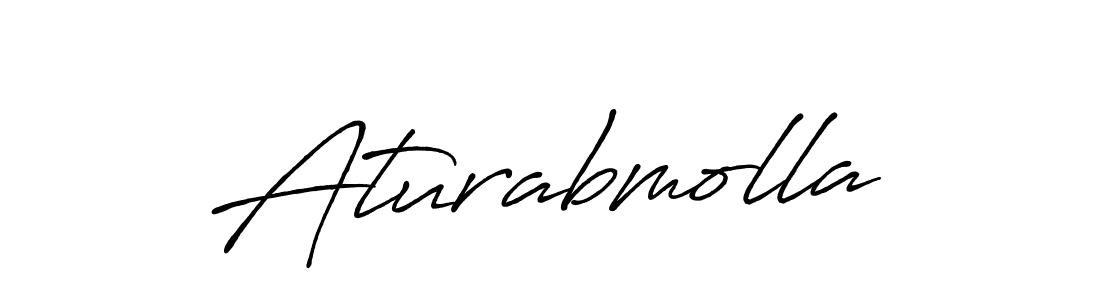Antro_Vectra_Bolder is a professional signature style that is perfect for those who want to add a touch of class to their signature. It is also a great choice for those who want to make their signature more unique. Get Aturabmolla name to fancy signature for free. Aturabmolla signature style 7 images and pictures png
