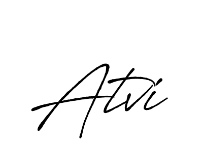 Design your own signature with our free online signature maker. With this signature software, you can create a handwritten (Antro_Vectra_Bolder) signature for name Atvi. Atvi signature style 7 images and pictures png