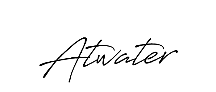 How to make Atwater name signature. Use Antro_Vectra_Bolder style for creating short signs online. This is the latest handwritten sign. Atwater signature style 7 images and pictures png