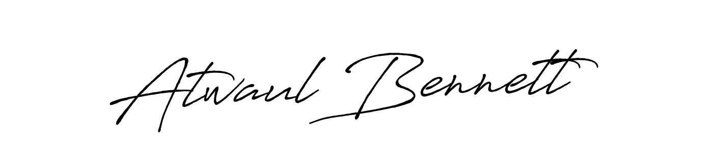 It looks lik you need a new signature style for name Atwaul Bennett. Design unique handwritten (Antro_Vectra_Bolder) signature with our free signature maker in just a few clicks. Atwaul Bennett signature style 7 images and pictures png
