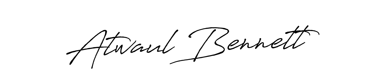 It looks lik you need a new signature style for name Atwaul Bennett. Design unique handwritten (Antro_Vectra_Bolder) signature with our free signature maker in just a few clicks. Atwaul Bennett signature style 7 images and pictures png