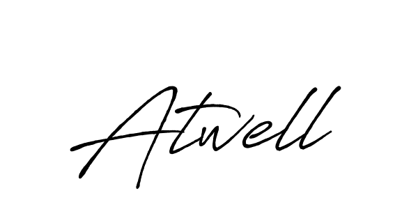 Make a beautiful signature design for name Atwell. With this signature (Antro_Vectra_Bolder) style, you can create a handwritten signature for free. Atwell signature style 7 images and pictures png