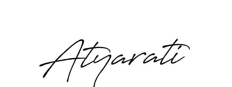 How to make Atyarati signature? Antro_Vectra_Bolder is a professional autograph style. Create handwritten signature for Atyarati name. Atyarati signature style 7 images and pictures png