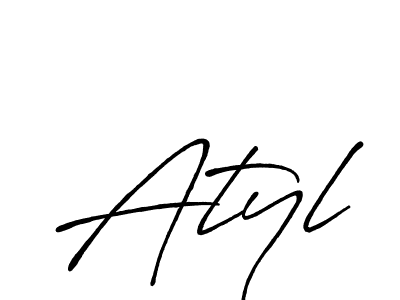 Make a beautiful signature design for name Atyl. Use this online signature maker to create a handwritten signature for free. Atyl signature style 7 images and pictures png