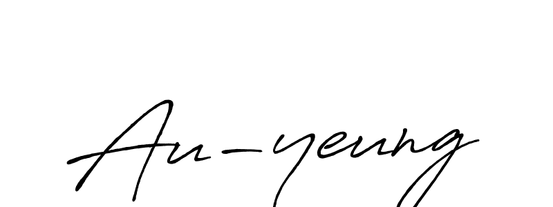 How to make Au-yeung name signature. Use Antro_Vectra_Bolder style for creating short signs online. This is the latest handwritten sign. Au-yeung signature style 7 images and pictures png