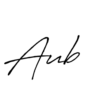 It looks lik you need a new signature style for name Aub. Design unique handwritten (Antro_Vectra_Bolder) signature with our free signature maker in just a few clicks. Aub signature style 7 images and pictures png