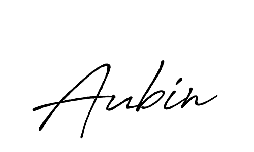 Aubin stylish signature style. Best Handwritten Sign (Antro_Vectra_Bolder) for my name. Handwritten Signature Collection Ideas for my name Aubin. Aubin signature style 7 images and pictures png