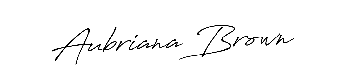 The best way (Antro_Vectra_Bolder) to make a short signature is to pick only two or three words in your name. The name Aubriana Brown include a total of six letters. For converting this name. Aubriana Brown signature style 7 images and pictures png