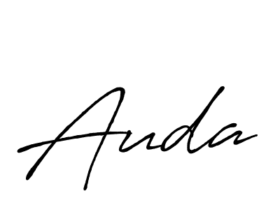 Also we have Auda name is the best signature style. Create professional handwritten signature collection using Antro_Vectra_Bolder autograph style. Auda signature style 7 images and pictures png