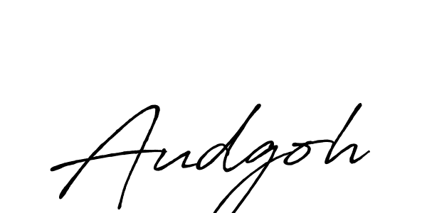 Audgoh stylish signature style. Best Handwritten Sign (Antro_Vectra_Bolder) for my name. Handwritten Signature Collection Ideas for my name Audgoh. Audgoh signature style 7 images and pictures png