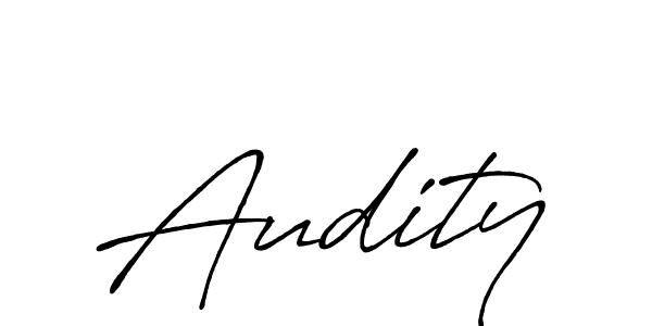 It looks lik you need a new signature style for name Audity. Design unique handwritten (Antro_Vectra_Bolder) signature with our free signature maker in just a few clicks. Audity signature style 7 images and pictures png